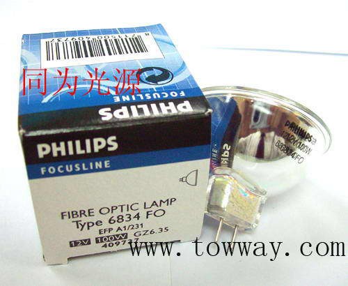 供应PHILIPS飞利浦灯泡(杯泡)6834 12V100W灯泡6834/8